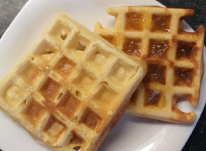 Gofri tojás nélkül recept fotója
