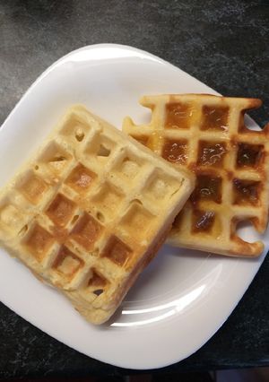 Gofri tojás nélkül recept fotója