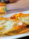 Shrimp Fritter Pancakes with Romesco Sauce