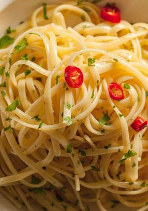 Une photo de Pasta Aglio e Olio