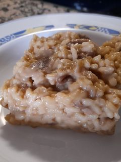 Una foto de Risotto de boletus