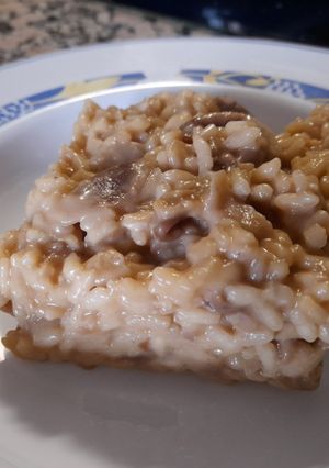 Una foto de Risotto de boletus