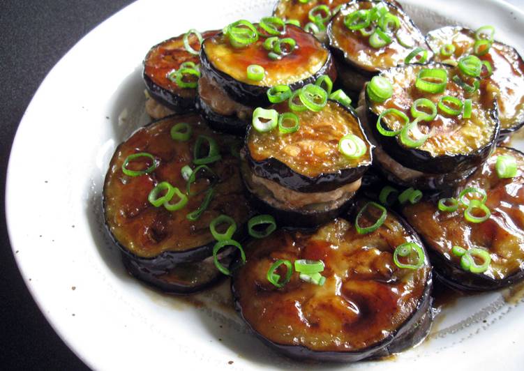 Recipe of Homemade Teriyaki Eggplant &amp; Pork Mince