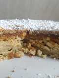 Tarta de ricota y dulce de leche
