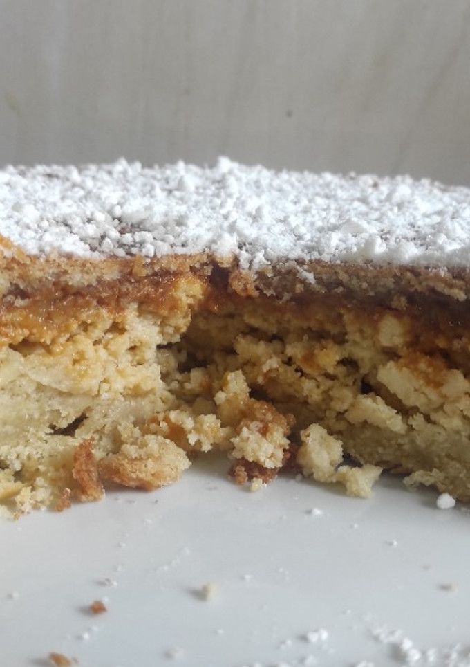 Una foto de Tarta de ricota y dulce de leche