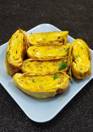 Foto resep Gyeran mari a.k.a telur gulung korea