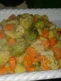 Vegetales salteados al ajo