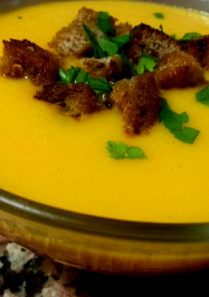 Una foto de Crema de verduras mediterránea