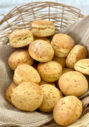 Une photo de Scones moutarde et emmental