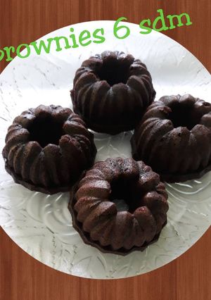 Foto resep Brownies 6 sdm