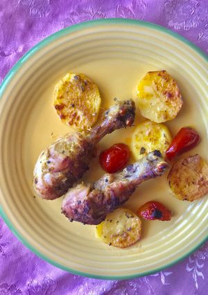 Foto di Pollo marinato e verdure 🍗