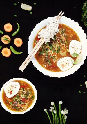 স্যুপি নুডলস(soupy noodles recipe in Bengali) রেসিপির প্রধান ছবি