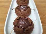 Gambar coklat ganache topping
