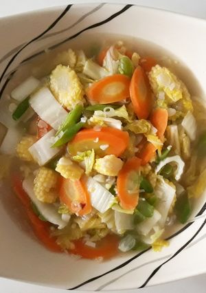 Foto resep Capcay kuah sawi putih