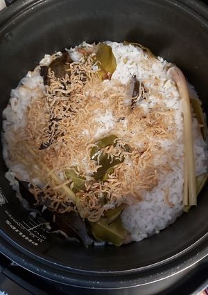 Foto resep Nasi Liwet Daun Jeruk Magic Com