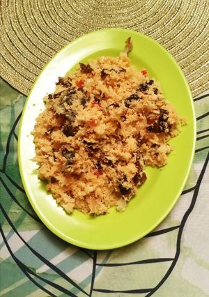 Foto resep 🐟 Ikan pari asap sambal kelapa
