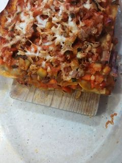 Una foto de Lasaña de verduras