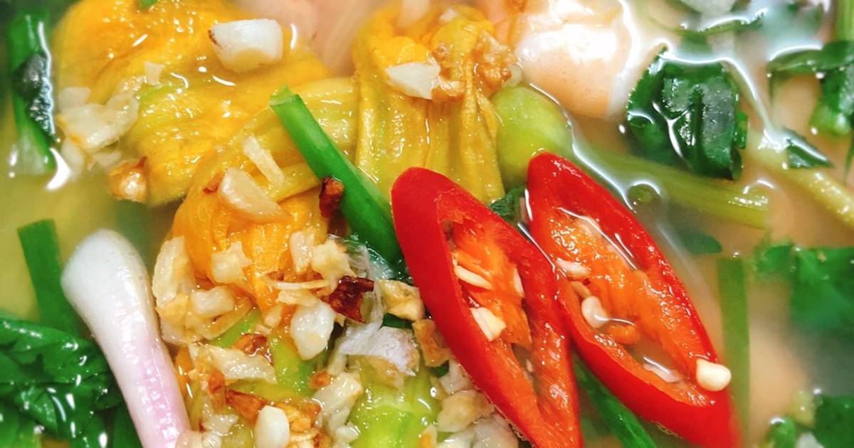 Món canh bông bí: 8 cách làm tại nhà đơn giản ngon miệng - Cookpad