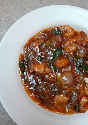 Foto resep Udang Saus Padang
