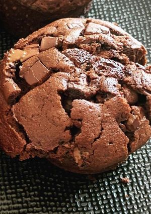 Une photo de Muffins tout chocolat healthy