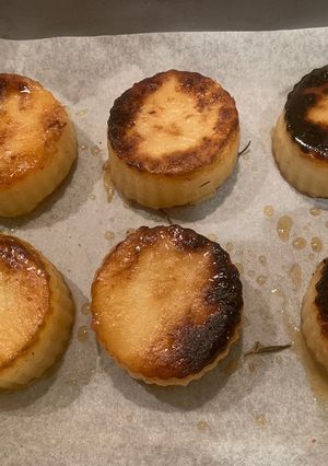 A picture of Fondant potatoes.