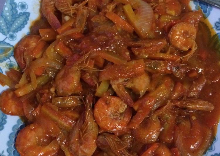 Resep Udang Asam Manis Pedas ala anak kost yang Lezat Sekali