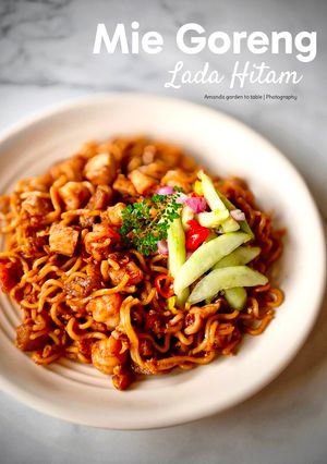 Foto resep Mie Goreng Lada hitam