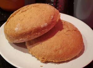 A picture of Jamaican bulla cake.