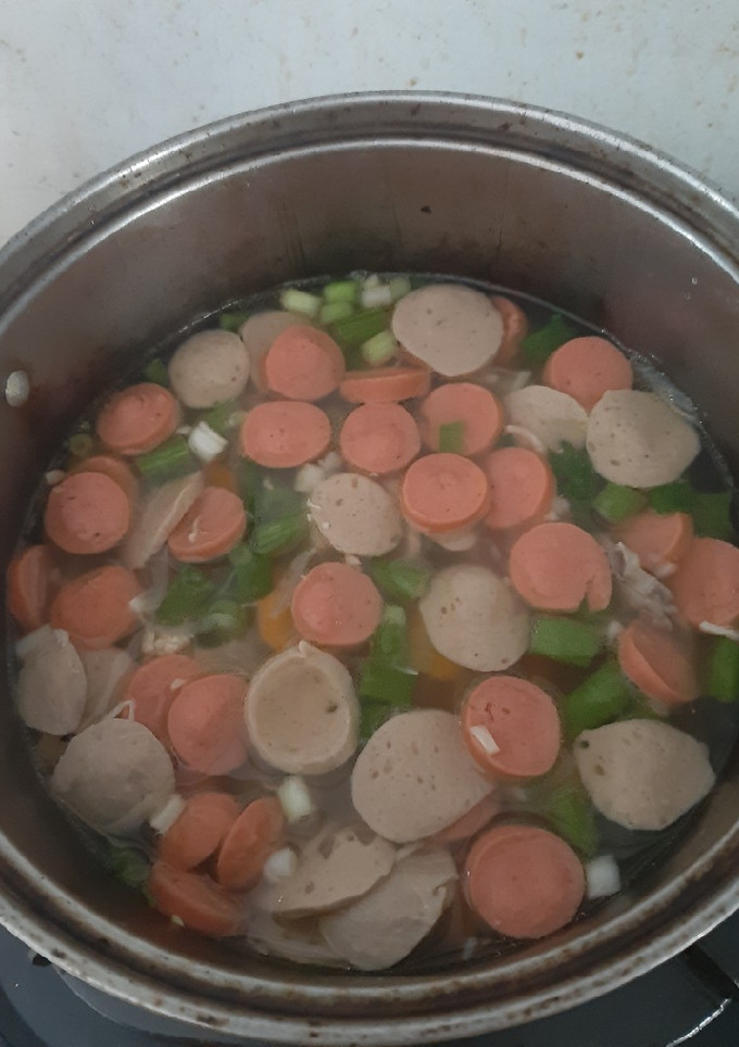 Foto resep Sup baso sosis favorit anak