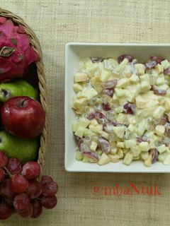 Foto resep Salad Buah Mayo Keju Susu Terenak