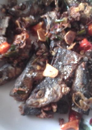 Foto resep Ikan pindang asin bumbu iris
