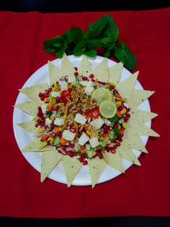 A picture of Walnuts Fruits Paneer Salad.