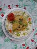 Charcoal tarkah Dal with Noddles
