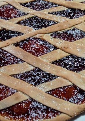 Una foto de Pasta frola de membrillo