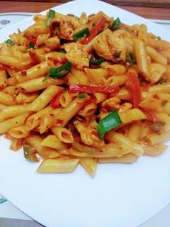 A picture of Red Sauce Pasta.