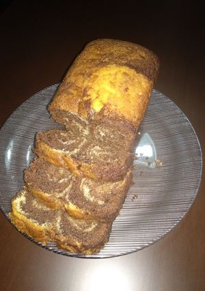 Una foto de Budín marmolado