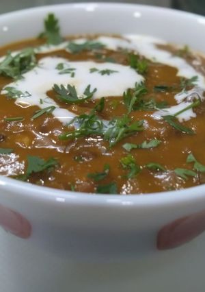 A picture of Dal Makhni.