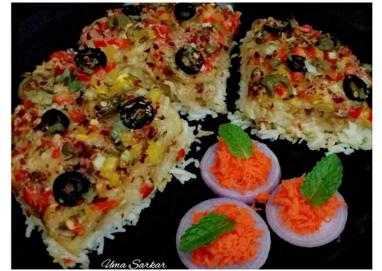 Rice pizza