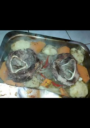 Una foto de Osobuco al horno