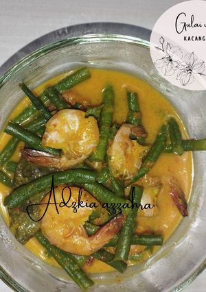 Foto resep Gulai udang kacang panjang