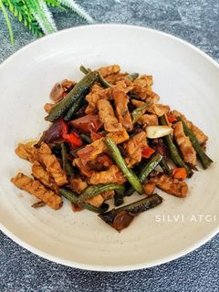 Foto resep Tumis Tempe Kacang Panjang