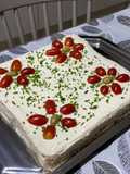 Torta salada navideña