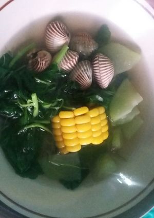 Foto resep Sayur bayam & kerang