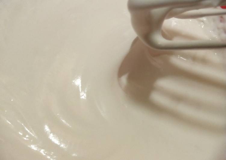 makanan Whipped cream 3 bahan Jadi, tidak cukup satu