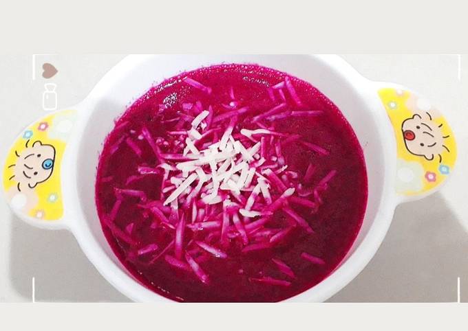 Puree Buah Naga Mix Keju (Mpasi 6M)