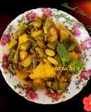 Quick Flat Beans Potato Stir Fry