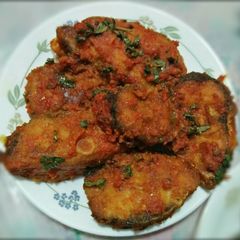 A picture of Masala fish(grandma style).