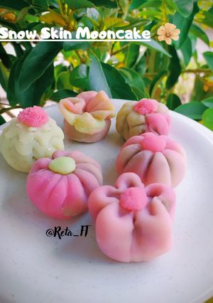 Foto resep Snow Skin Mooncake (Without Mold)