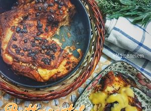 Gambar Butterscotch Bread Pudding