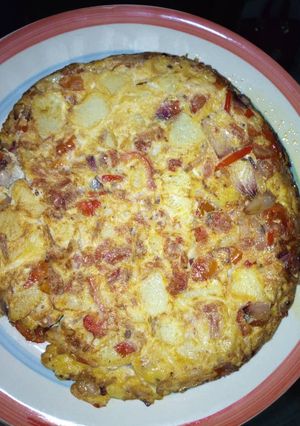 A picture of Potato Omelette.